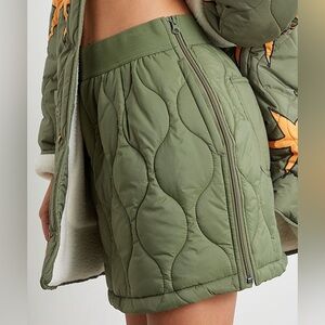 Obey Baseline Quilted Mini Skir